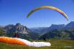 Parapandio dalla stazione a monte della funivia Bo�