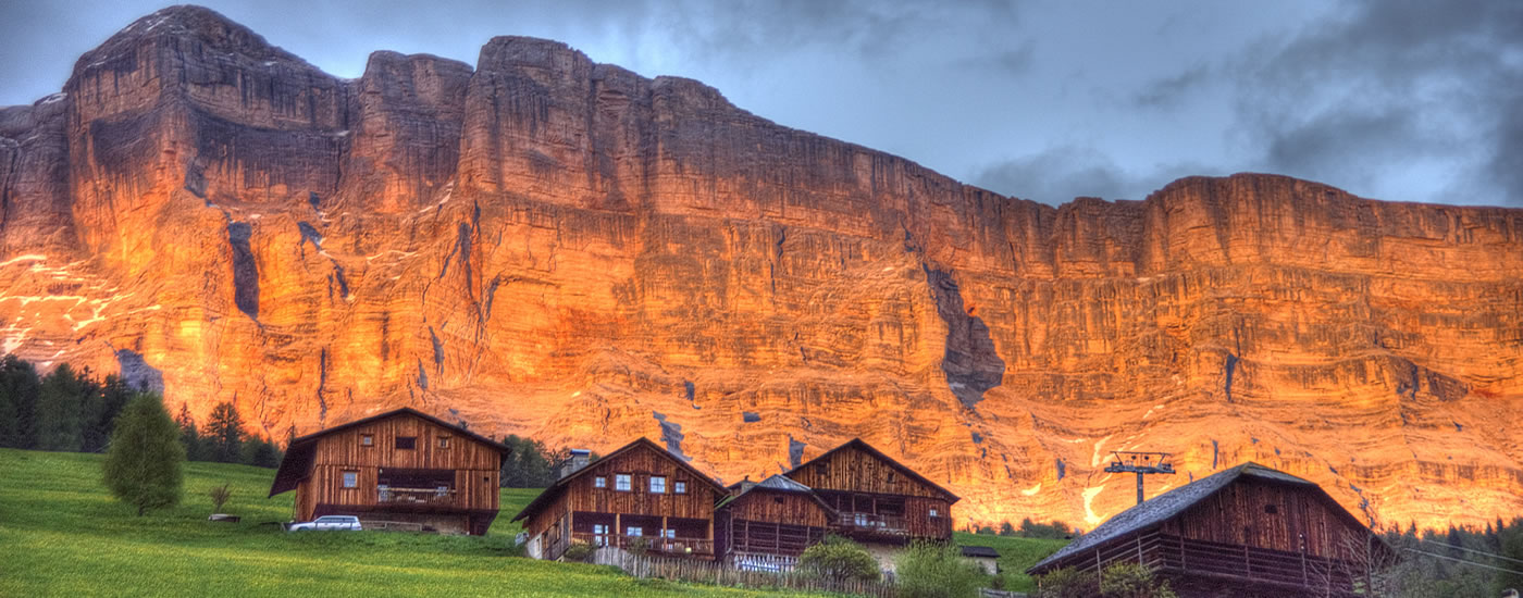 Urlaub auf dem Bauernhof, Pensionen und Berghütten Kronplatz