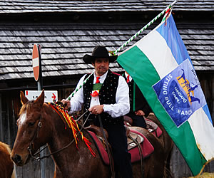 La festa di cavalli e cavalieri nel cuore delle Dolomiti
