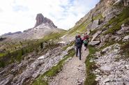 Verso la Forcella Ambrizzola