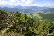 Panorama sulla valle di Marebbe