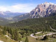 La Val Badia dal passo Valparola