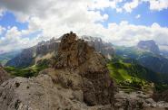 Il Piccolo Cir con il Sella sullo sfondo