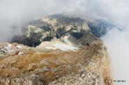 Ferrata Formenton. Vista sulla valle di Travenanzes