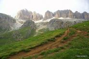 Gruppo del Sella dal Passo Pordoi