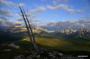 Vista sui prati di Ciampei